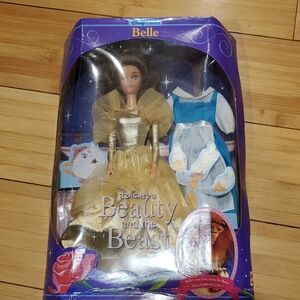 1991 New In Box Matel Disney Belle Doll with Outfit Set